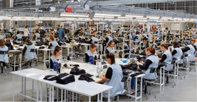 production line garment factory